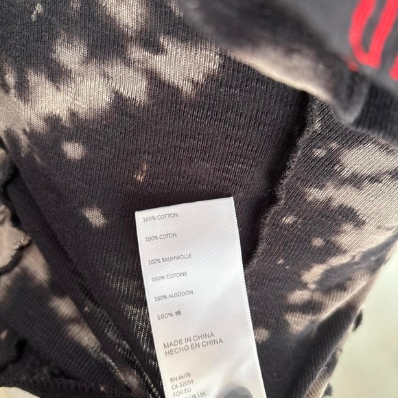 BDG Black and Gray Tie-Dye Bodysuit - Picture 7 of 7